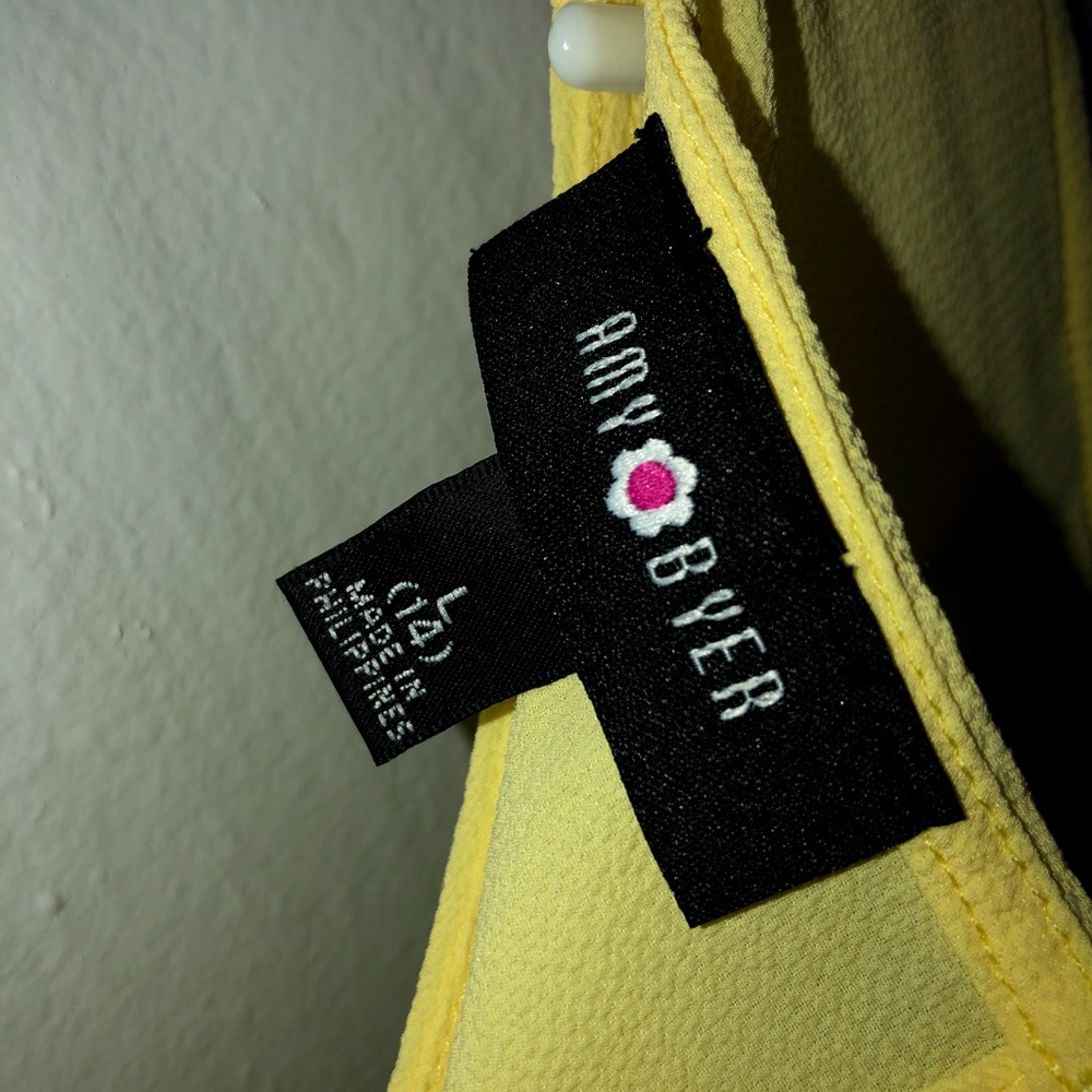 yellow blouse new never used